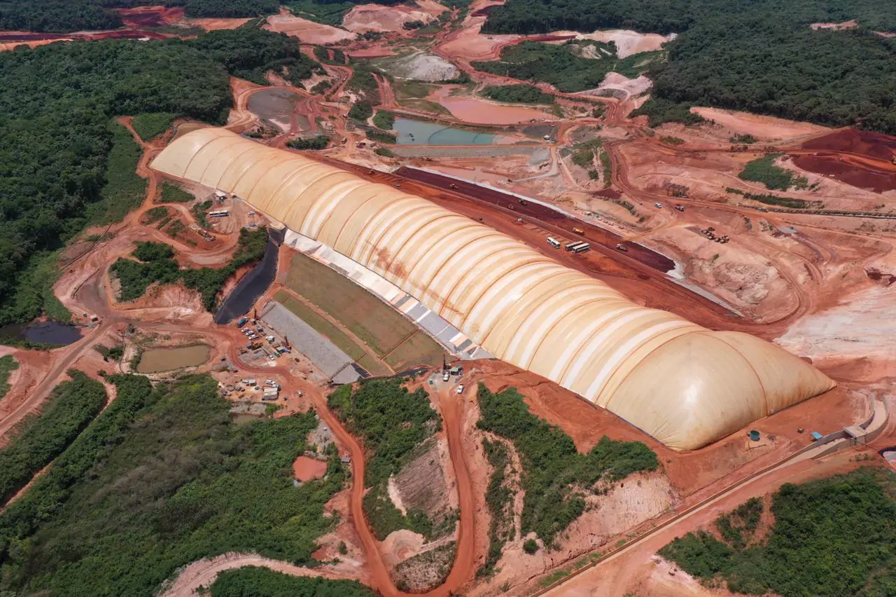 Pistelli enclosure at a mining site
